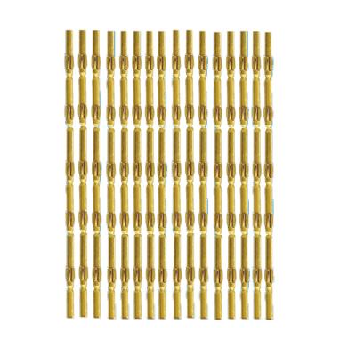 China Electronic Components Custom 1.0mm, 2.0mm, 2.5mm Male Female Gold Plated Contact Probe Brass Copper Pins For Medical for sale