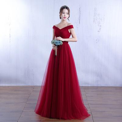 China New Breathable Fashion Lady Prom Dress Off The Shoulder Long Sweet Dress 2018 ZH172Z for sale