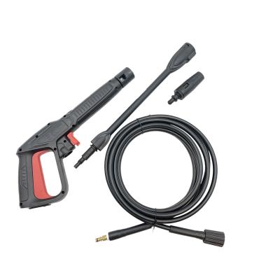 China PVC+PE High Pressure Water Jet Gun With Turbo Lance For Car Washer for sale