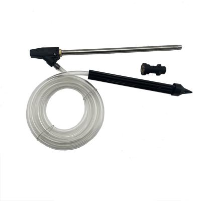 China Stainless Steel Durable Wet Sandblasting Kit For Pressure Washer Antirust Sandblasting Gun for sale