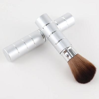 China Wholesale Nylon Round Nail Brush Dust Head Nail Head Makeup Tool Makeup Cleaning Brushes for sale