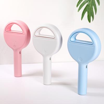 China Small Protable USB LED Air Cooling Ventilador Fan Conditioner Bladeless Mini Handheld Fan for sale