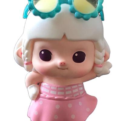 China Custom Funny Action Numbers Kids Dolls For Promotion OEM Design 3D Cartoon Gift Toy Vinyl Painting Customized PVC Box Style Paper Square for sale