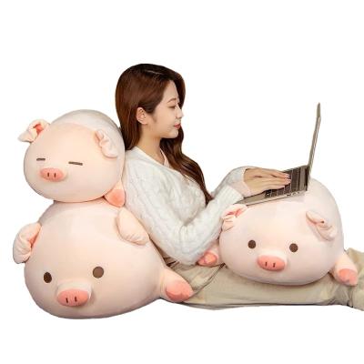 China Eco-friendly Customized Soft Cartoon Toys Plush Costume Pig Doll for sale