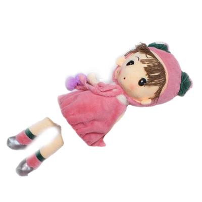 China Decoration Pink Comic Style Stuffed Plush Girl Doll Toys Home Decoration for sale