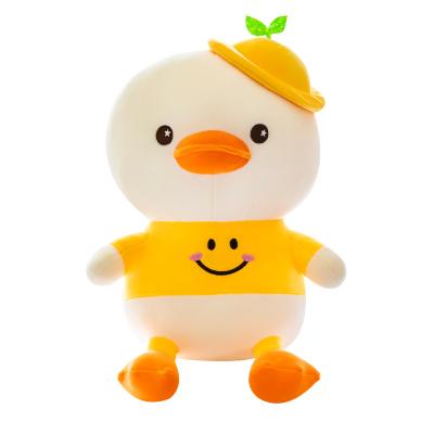 China Lovely Spring Duck Plush Toy Eco-friendly High Quality Sitting Duckings Decoration PP Cotton Stuffed Toy for sale