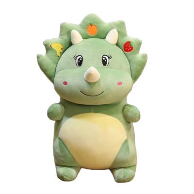 China Eco-friendly material hot toys cute triceratops plush toy stuffed animals small before bed stuffed with kawaii dinosaurs for sale