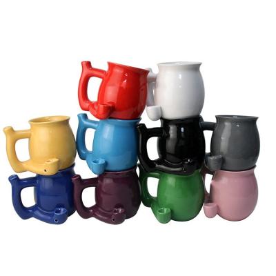 China MOQ 1PCS Viable Creative Smoking Pipes Mug For Smoking Coffee Mug Smoking Cup Bong Products for sale