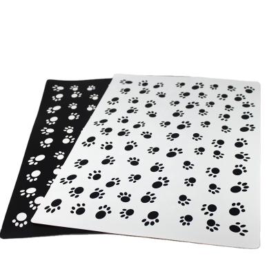 China Factory Cover Removable Anti-slip Waterproof Pet Place Mat Directly Selling News Products Customized Pet Feeding Mat for sale