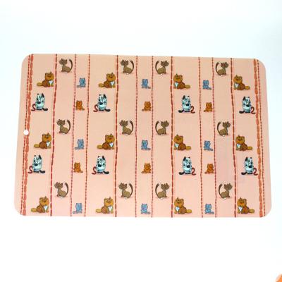 China 2021 Hot Selling Blanket Removable New Pet Supplies Hot Placement PP Pet Customized Pet Food Feeding Mat for sale