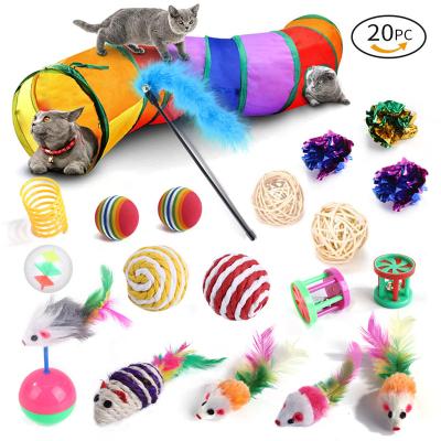 China 24pcs Scratch Dog Pet Plush Ball Stocked Toys Cat Toy For Amazon Sellers for sale