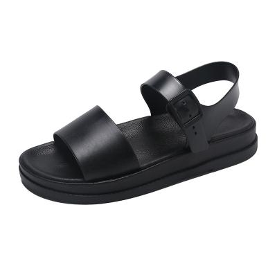 China 2022Fashion trend wears outside high quality wholesale flat women sandals non slip wear-resistant outdoor beach sandal for sale