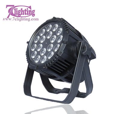 China IP65 RGBWA 18LED PAR Light,Waterproof LED PAR64 5in1 LED Stage Lighting for sale