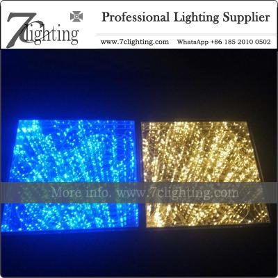 China Mirror Glass Gold LED Dancing Floor Panel (50cm by 50cm) for sale