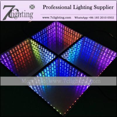 China New 3D Illusions Mirror LED Dance Floor Rental Stage Lighting Supply for sale