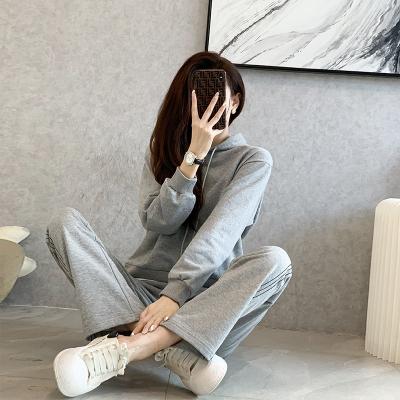 China Wholesale Custom QUICK DRY Logo Blank Running Tracksuits Two Piece Hoodies Set Tracksuit Women Sweat Suits for sale