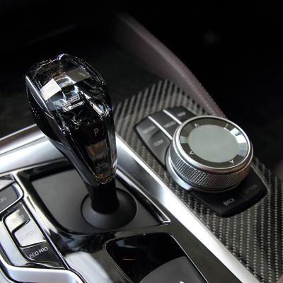 China Bling Bling Crystal Car Modification Accessories 5 Series Chassis G30 G38 Crystal Gear Shift Knob For 2018-2021 BMW for sale