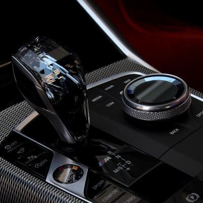 China Business/Amazon Car Gear Shift Crystal Set Knob Luxury Car Accessories For BMW 5 Series G30 G38 Chassis 2018-2021 for sale