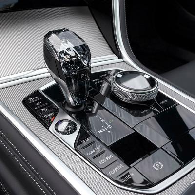 China Fit For BMW Car Modification Car Accessories Gear Shift Knob Crystal Three-piece Set Fit For BMW (GLOSSY) 3 5 Series F Chassis F30 F35 F10 F18 2013-2019 for sale