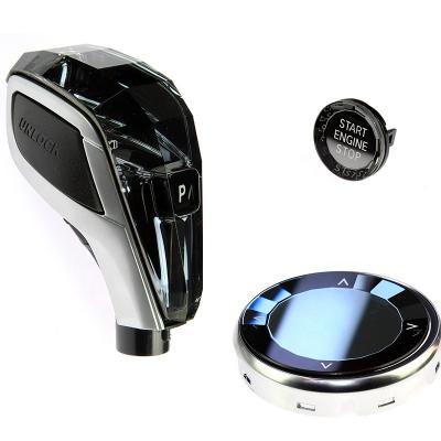 China BMW car modification series luxury crystal three-piece gear shift knob for BMW Z4 gear lever G series G29 chassis car accessories for sale