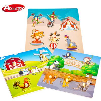 China Cartoon Toy Wooden Hand Puzzle Board Alphabet Shape Match Toys Developmental Educational Games For Kids Cartoon Toy Unisex OEM Custom Logo for sale