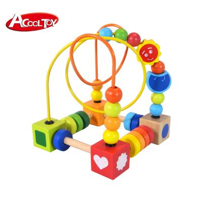 China Wooden Educational Toys Wooden Bead Maze Toy for sale