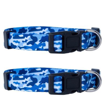 China Tactical Customized Heavy Duty Nylon Adjustable Dog Collar Tactical Dog Collar Customized For Medium Large Dogs for sale