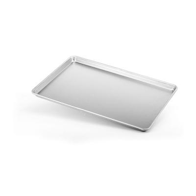 China Factory Price Sustainable Customized Bakery Equipment 0.8 Mm Thickness Aluminum Baking Pan Baking Trays For Bread for sale