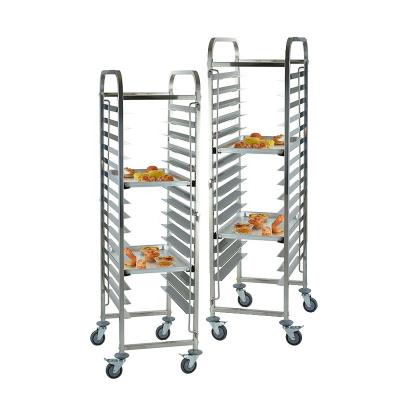 China Astar Factory 15 Trays Stainless Steel Kitchen Food Bakery Rack Easily Cleaned Cooling Trolley and Racks For Sale for sale