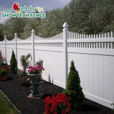 China Easily Assembled Portable Showtech PVC Privacy Fence Panels With Stake for sale