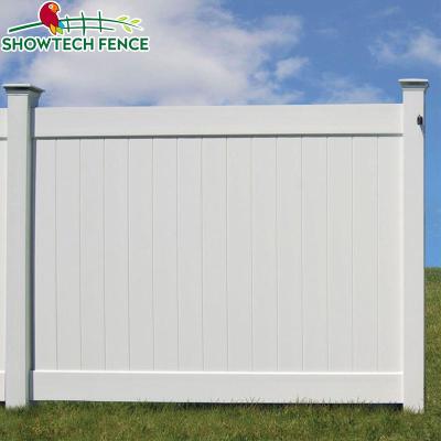 China Easily Assembled Showtech American Style PVC Privacy Fence For Sale for sale