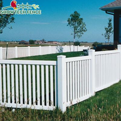 China Easily Assembled Portable White UV Proof PVC Pool Barrier Picket Fence for sale