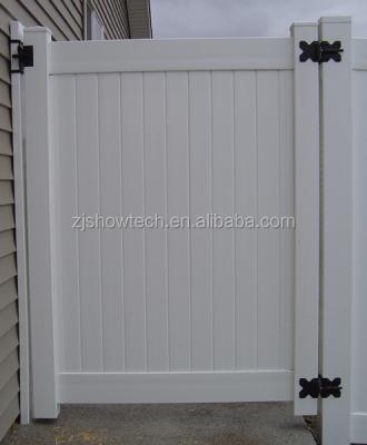 China High Quality Cheap Customized Barrier Easily Assembled Vinyl Privacy Gate for sale