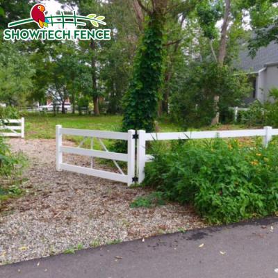 China Easily Assembled Cheap Vinyl Fence Gate For Horse Fence for sale