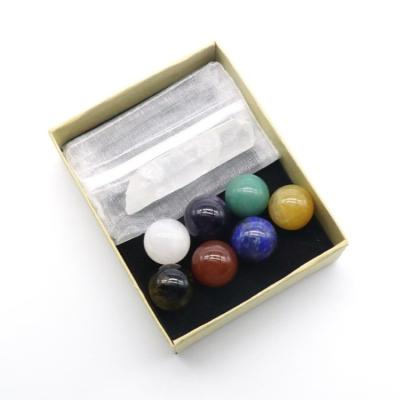 China Wholesale Natural Stones Healing Kit Meditation Box Chakra Stone Crystals from China for sale