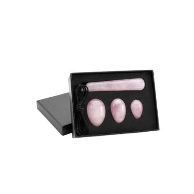 China Europe Amazon best sellers hot new products stand rose quartz yoni eggs, crystal jade yoni eggs set for vaginal for sale