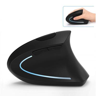 China Hot Selling Vertical Ergonomic Finger Radio 2.4G Optical Mouse, USB Wireless Gaming Mouse with 3 Adjustable DPI for sale