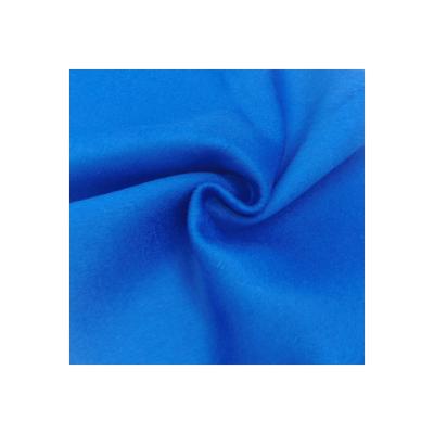 China Wind Proof Double Face Fabric Silk Wool Plain Dyed Color Covering Fleece Woven Fabric For Overcoat for sale