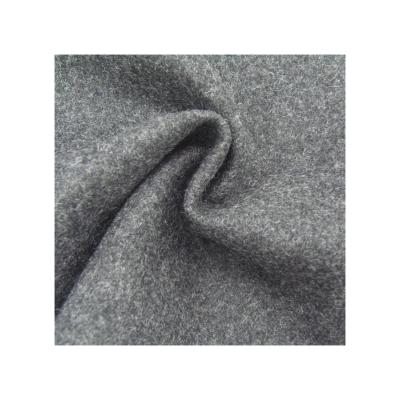 China Leisure single wool fabric wind proof face wool melton light weight woven fleece mollitan textile one mi for overcoat for sale