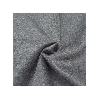 China Wind proof one side blend wool fabric squishy light weight cut velvet woven fleece overcoat textile for suit for sale