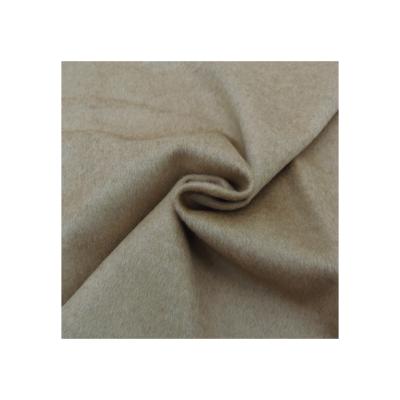 China Wind Proof One Side Cashmere Blend Wool Fabric Light Weight Cut Velvet Woven Fleece Overcoat Textile For Suit for sale