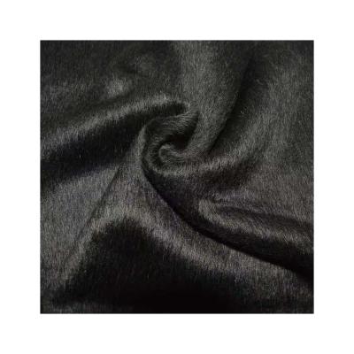 China Alpaca Resistant Plain Wool Fabric Wrinkle Face Wool Fabric Solid Plain Weave Wool Fabric for Overcoat and Jacket for sale