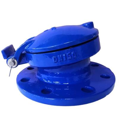 China DN100 DN150 PIPES Round Cast Flange Tapping Gate Valves for sale