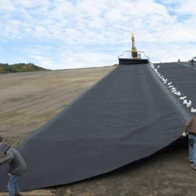 China Asian Geomembrane Waterproofing Coating Black Smooth For Dam for sale