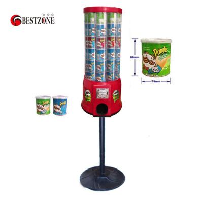 China Pringles or cylinder product vending machine BM-006 42cans for sale