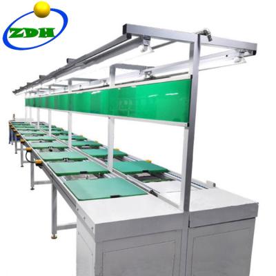 China Fire Resistant Automatic Production Line For Chain Pallet Conveyor Belt System for sale