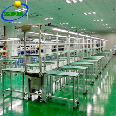 China Custom Automatic Fire Resistant Factory Belt Conveyor System Assembly Production Line for sale