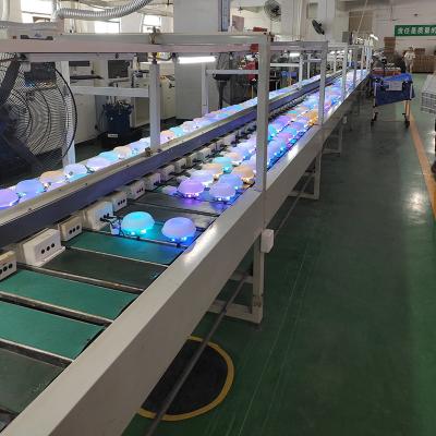 China High Efficiency Customized Stainless Steel Chain Conveyor Production Chain For Led Lamp for sale