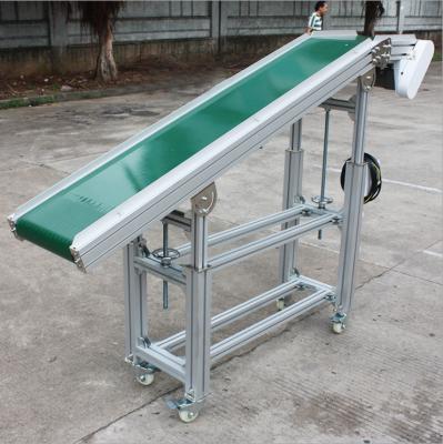 China Fire Resistant High Quality Independent Movable Work Tables PVC Belt Conveyor Rubber Machine for sale