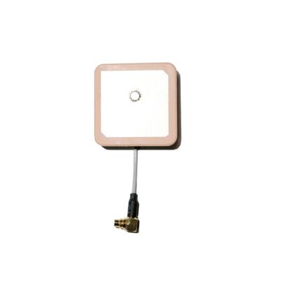 China Gps 25*25 Active Internal Ceramic Patch Antenna With Rg174 Cable Kingrf-TX-C2-3 for sale